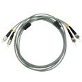 FC/UPC to ST/UPC Duplex Multimode 50/125 OM2 Armored Patch Cable