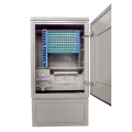 Max. 144 Fiber Fusion Splices 201SS Fiber Optic Cross Connection Floor Mount Cabinet for Outdoor & Indoor