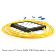 5 channels Simplex,DWDM OADM Optical Add/Drop Multiplexer, East-or-West, ABS Pigtailed Box