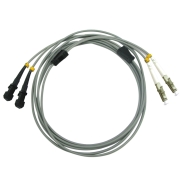LC/UPC to MTRJ/UPC Duplex Multimode 50/125 OM2 Armored Patch Cable