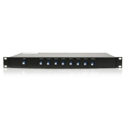 8 channels Simplex Uni-directional, CWDM Mux Only, 1RU Rack Mount Chassis