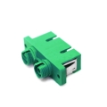 FC/APC to SC/APC Hybrid Singlemode Duplex Plastic Fiber Adapter