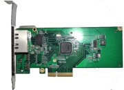 PCI-E 1000M 2 *RJ45 Connectors Fiber Optic Network Card Adapter FS1GT282580