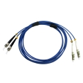 ST/UPC to LC/UPC Duplex Singlemode 9/125 Armored Patch Cable