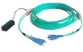 SC-SC Duplex 10G OM3 Multi-mode (50/125) Tracer fiber patch cord