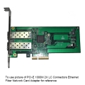 PCI-E 1000M 1 *LC Connectors Fiber Optic Network Card Adapter FS1GF82572