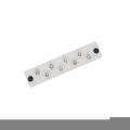 8 fibers SM ST 8 pack metal Adapter Panel