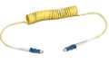 LC-LC Simplex Single-mode Bend Safe Curl Fiber Patch cord