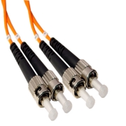 ST-ST Duplex OM2 50/125 Multimode Fiber Patch Cable
