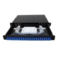 24 Fibers Sliding Rack Mounted Fiber Optic Terminal Box As distribution box FS/JJ-CL/2SC24-24C