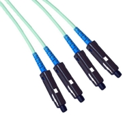 MU-MU Duplex 10G OM3 50/125 Multimode Fiber Patch Cable