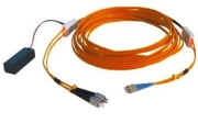 FC-ST Duplex Multi-mode OM2(50/125) Tracer fiber patch cord