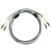 LC/UPC to LC/UPC Duplex Multimode 50/125 OM2 Armored Patch Cable