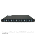 16 channels Duplex,DWDM OADM Optical Add/Drop Multiplexer, East-and-West, 1RU Rack Mount Chassis