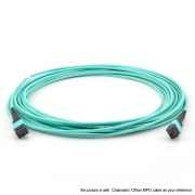 12 Fibers 10G OM4 12 Strands MPO Trunk Cable 3.0mm LSZH/Riser