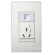 1x3Port+1xRJ45 Socket Outlet Wall Panel Face Plate 120 Type 60 Series