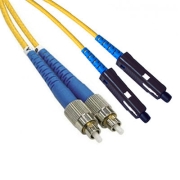FC/UPC-MU/UPC Plenum(OFNP) Duplex 9/125 Single-mode Fiber Patch Cable