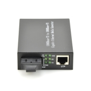 10/100/1000M Dual Fiber 850nm 550m SC Connector 1SC+1RJ45 Port Ethernet Fiber Media Converter