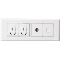2x3Port+1xRJ45+1xTV Outlet Socket Wall Panel Face Plate 118 Type