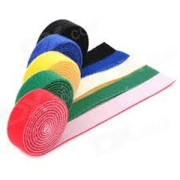  12x100mm Back to Back Magic Velcro cable tie with cable management