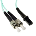 ST-MTRJ Plenum Duplex 10G OM3 50/125 Multi-mode Fiber Patch Cable