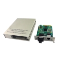 2km 10/100/1000M Dual Fiber 1310nm Centralized Management Standalone Media Converter