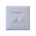 SYSTIMAX Network Dual Port Faceplate