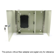 12 Fibers FS(05)D-24 FC Outdoor Wall Mountable Fiber Terminal Box as Distribution Box with Pigtails and Adapters