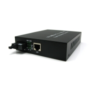 A Pair of BIDI WDM Single Fiber 10/100M 1310/1550 40km 1SC+1RJ45 Ethernet Media Converter