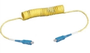 SC-SC Simplex Single-mode Bend Safe Curl Fiber Patch cord