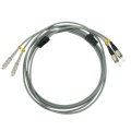 FC/UPC to SC/UPC Duplex Multimode 62.5/125 OM1 Armored Patch Cable