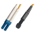 ST/APC to MTRJ/APC Plenum Duplex 9/125 Single-mode Fiber Patch Cable