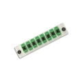 8 fibers SM SC/APC 8 pack plastic Adapter Panel
