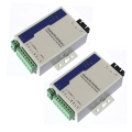 A Pair of Fiber Modem Industrial RS485/RS422/RS232 to Fiber Converter Single-mode Single-fiber 1310nm SC/FC 20km