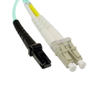 LC-MTRJ Plenum Duplex 10G OM3 50/125 Multi-mode Fiber Patch Cable