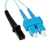 SC-MTRJ Plenum Duplex 10G OM3 50/125 Multi-mode Fiber Patch Cable
