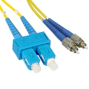 FC-SC Plenum Duplex 9/125 Single-mode Fiber Patch Cable