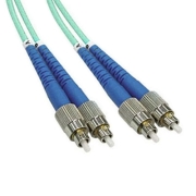 FC-FC Plenum(OFNP) Duplex 10G OM3 50/125 Multi-mode Fiber Patch Cable