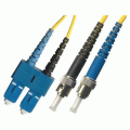 SC-ST Plenum Duplex 9/125 Single-mode Fiber Patch Cable