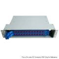 24 Fibers FC 2U Rack Mount Optic Distribution Frame with pigtails and adapters FITB-ODF-C-24