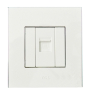 TCL Legrand 1xRJ45 Socket Outlet Wall Face Plate 86 Type A8 Series