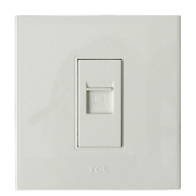 TCL Legrand 1xRJ45 Socket Outlet Wall Face Plate 86 Type A6 Series