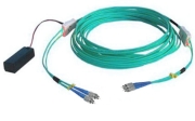 FC-FC Duplex 10G OM3 Multi-mode (50/125) Tracer fiber patch cord