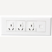 3x3Port+1xRJ45 Socket Outlet Wall Panel Face Plate 118 Type