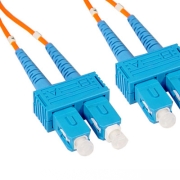 SC/UPC-SC/UPC Duplex Multimode 100/140um 3.0mm Fiber Patch Cable