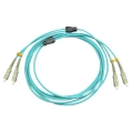 SC/UPC to SC/UPC Duplex 10G OM3 50/125 Multimode Armored Patch Cable