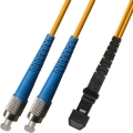 FC/APC to MTRJ/APC Plenum Duplex 9/125 Single-mode Fiber Patch Cable