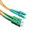LC/APC to SC/APC Singlemode 9/125 Duplex Fiber Patch Cable