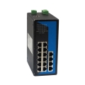 16x10/100T Industrial Managed Media Converter