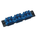 12 fibers HD SC Duplex 6 pack Adapter Panel Blue